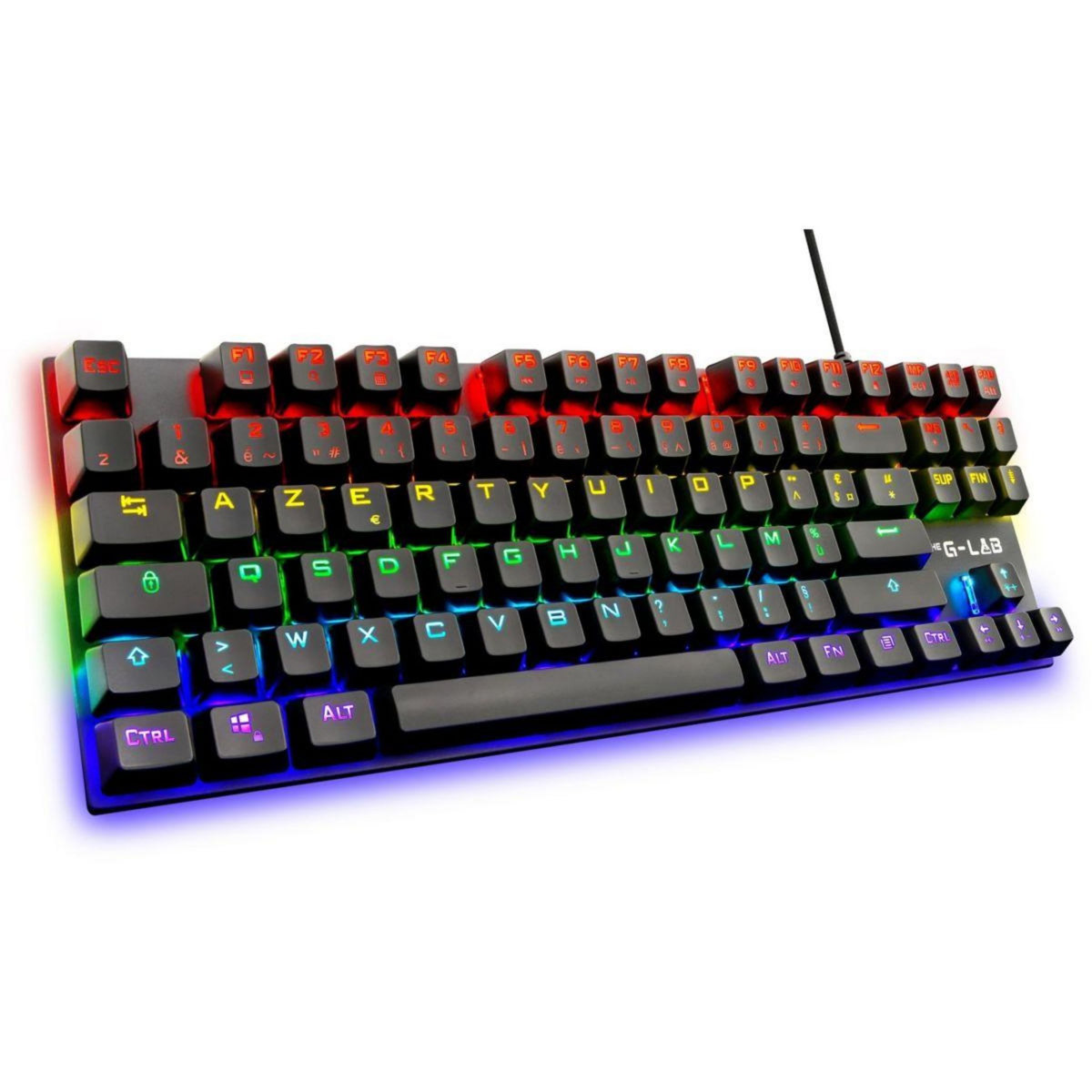 THE G-LAB Clavier gamer KEYZ MERCURY FR NOIR