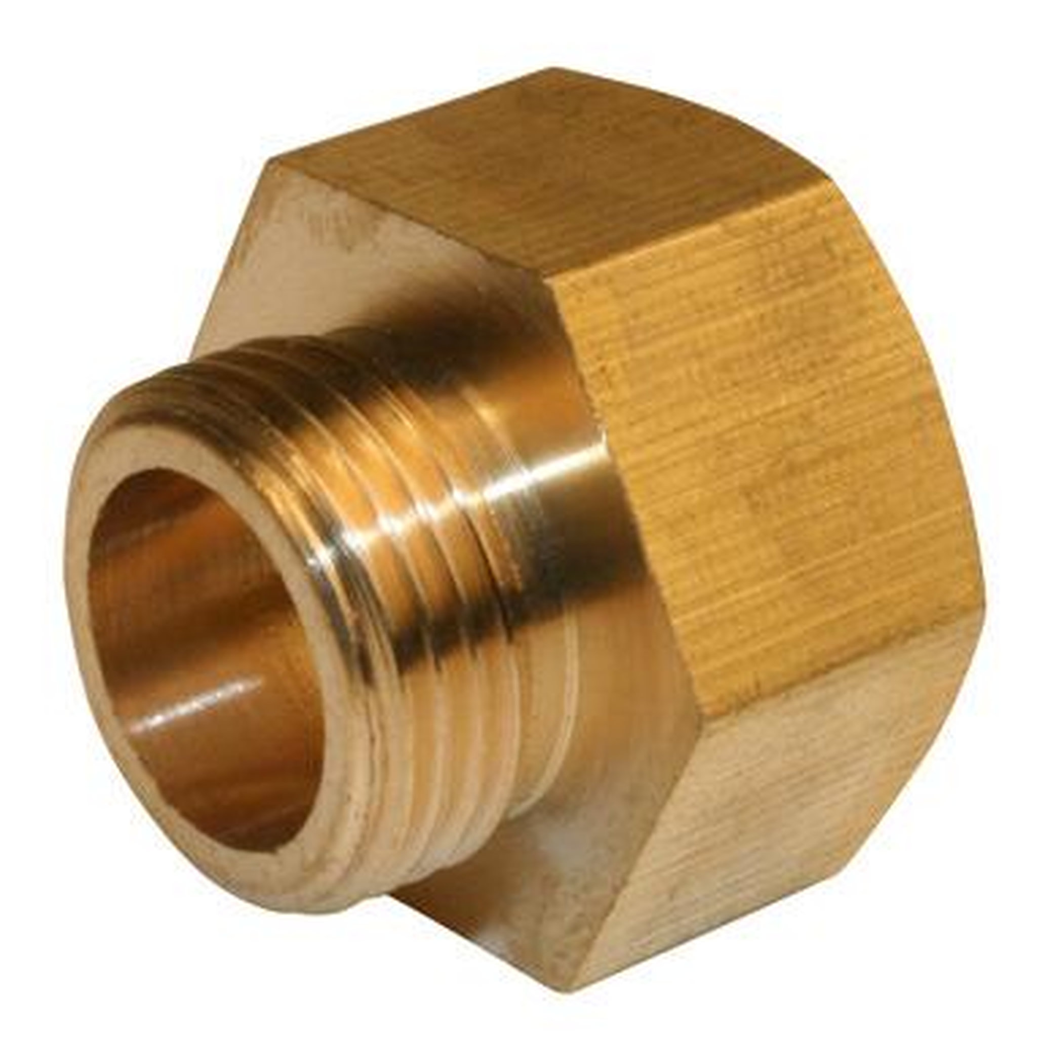 CENTRALE BRICO Mamelon à visser laiton F 33 x 42 pour tube en cuivre