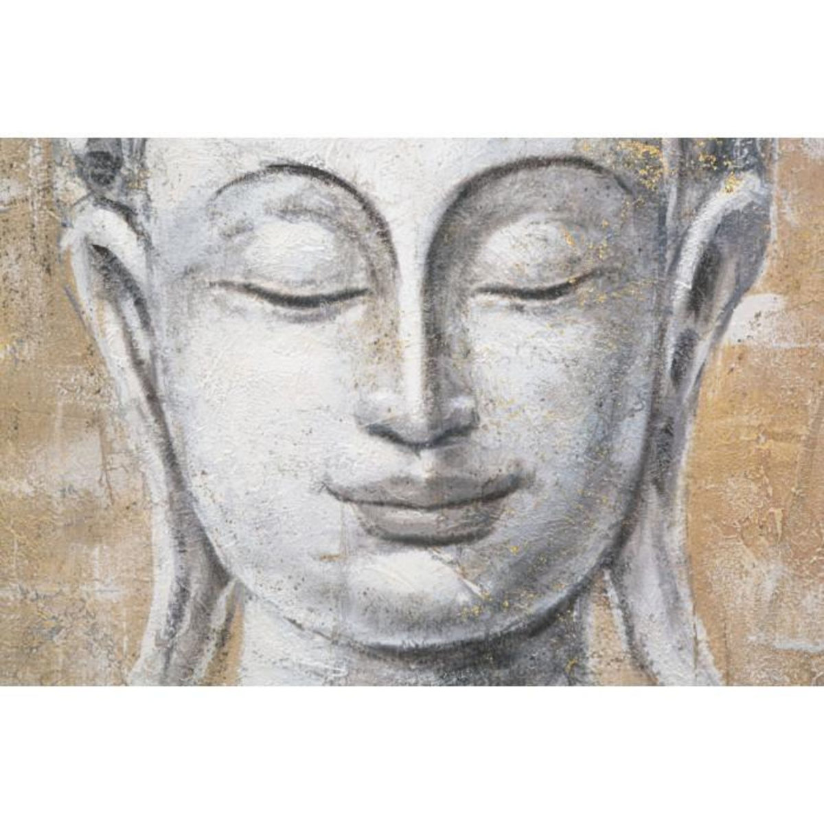 Paris Prix Toile Imprimée Déco  Bouddha Light  80x120cm Multicolore