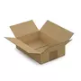 RAJA Carton d'emballage carré 20 x 20 x 20 cm - Simple cannelure