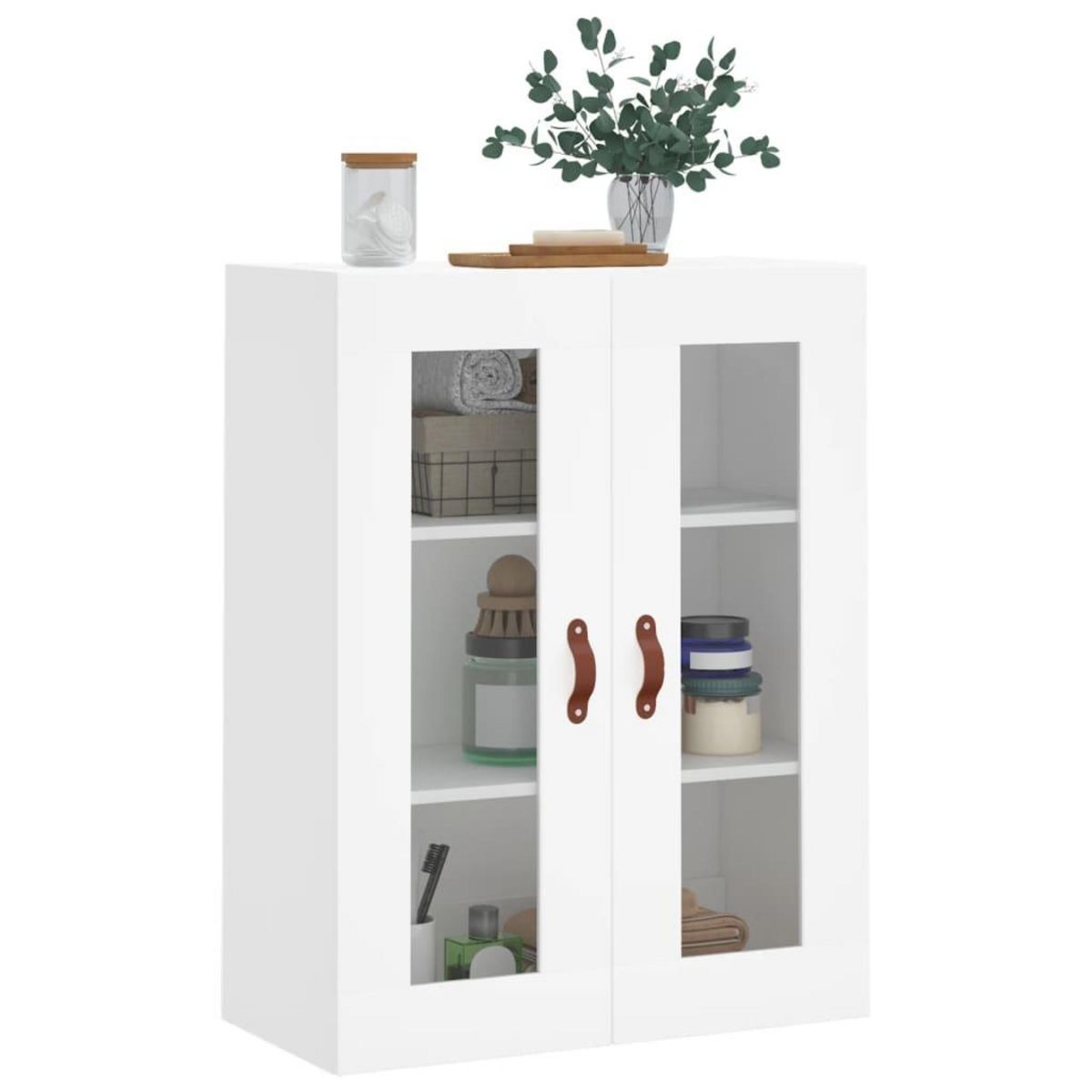 VIDAXL Armoire murale blanc 69,5x34x90 cm