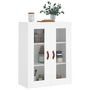 Voir la diapositive 4 : VIDAXL Armoire murale blanc 69,5x34x90 cm