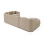 Voir la diapositive 6 : LISA DESIGN Ikare - canapé modulable d'angle gauche - 6 places - en tissu