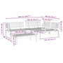 Voir la diapositive 6 : VIDAXL Salon palette de jardin 4 pcs bois d'acacia massif