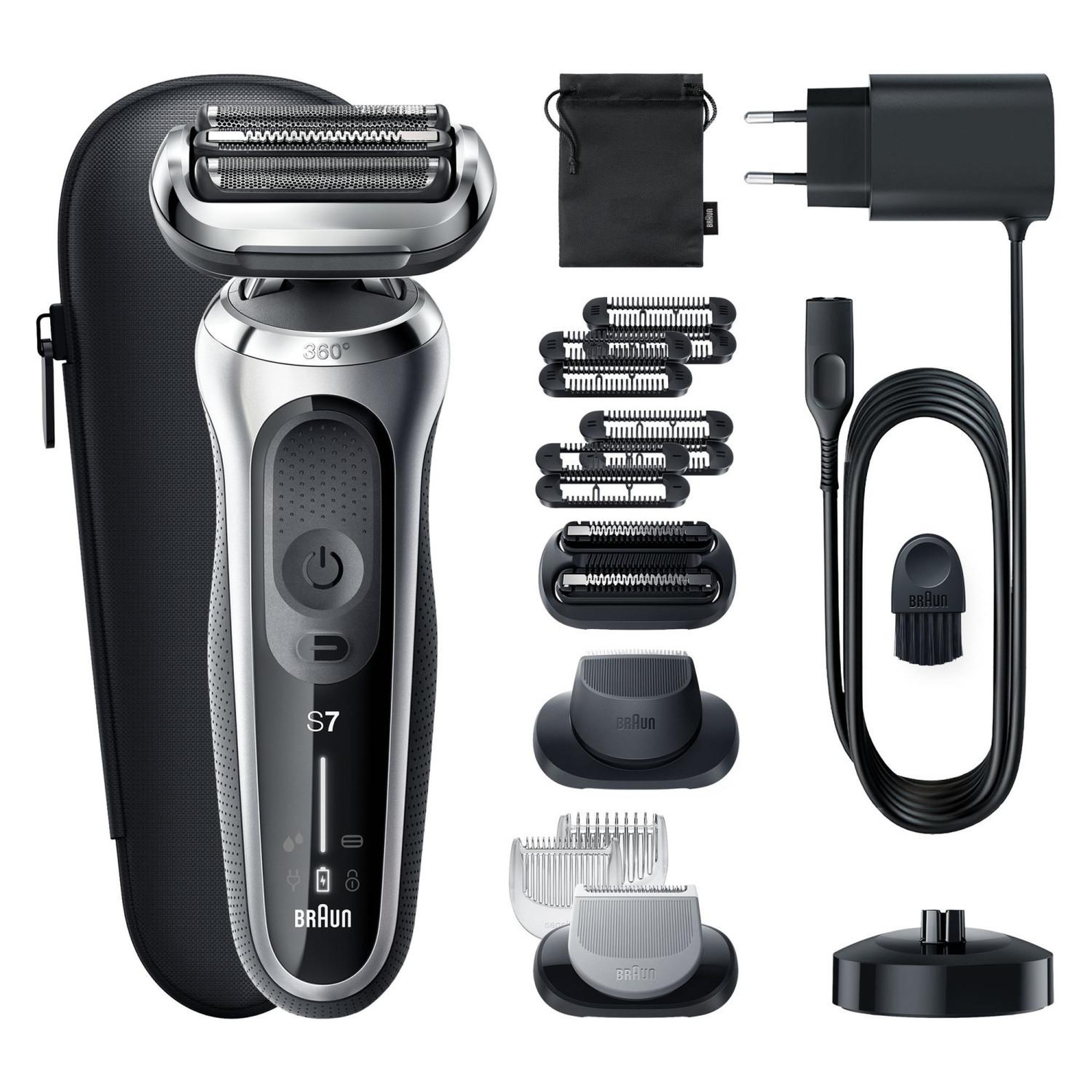 Voir la diapositive 3 : BRAUN Braun Series 7 71-S4862cs Rasoir à grille Tondeuse Argent