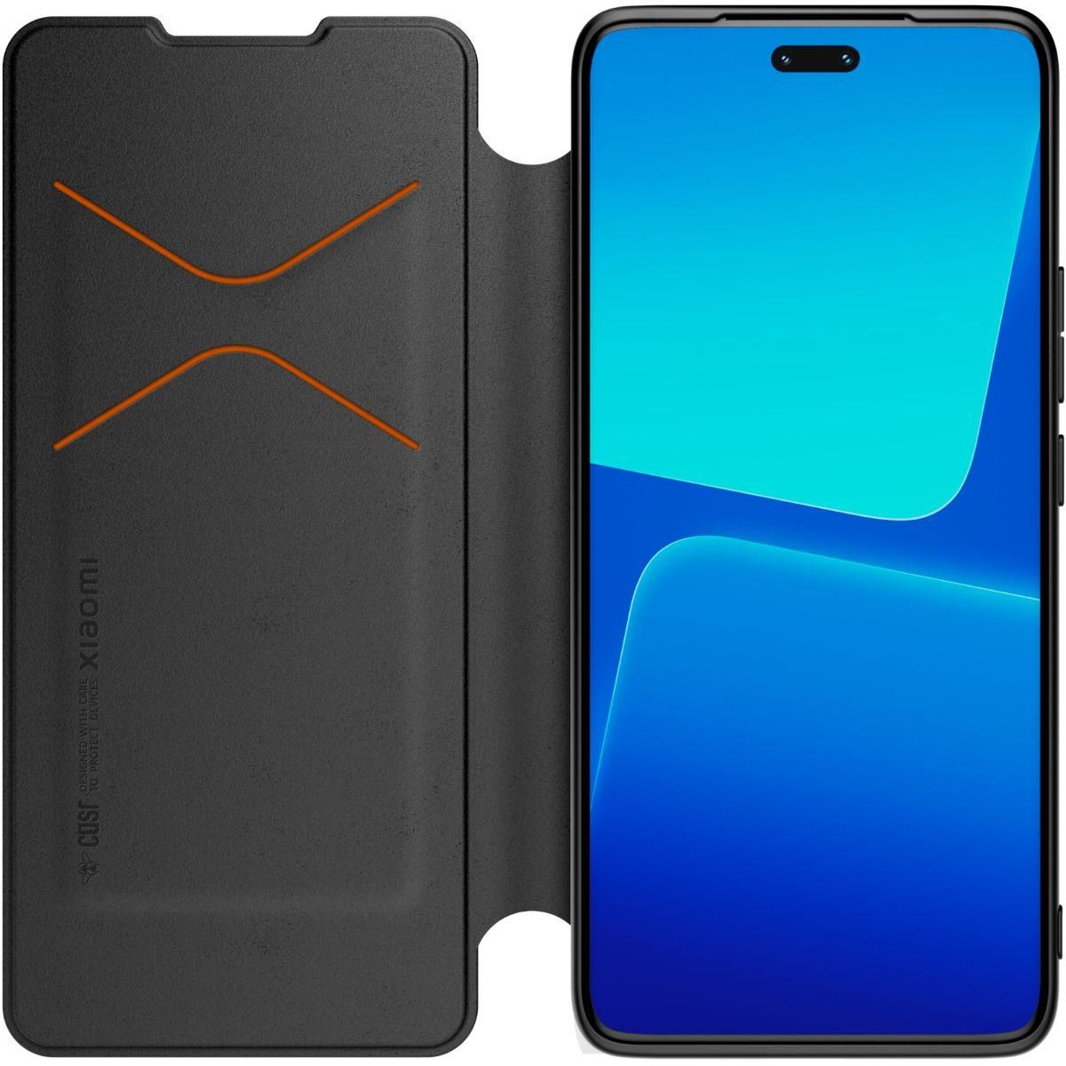 XIAOMI Etui avec cordon 13 Lite premium noir avec Dragonne