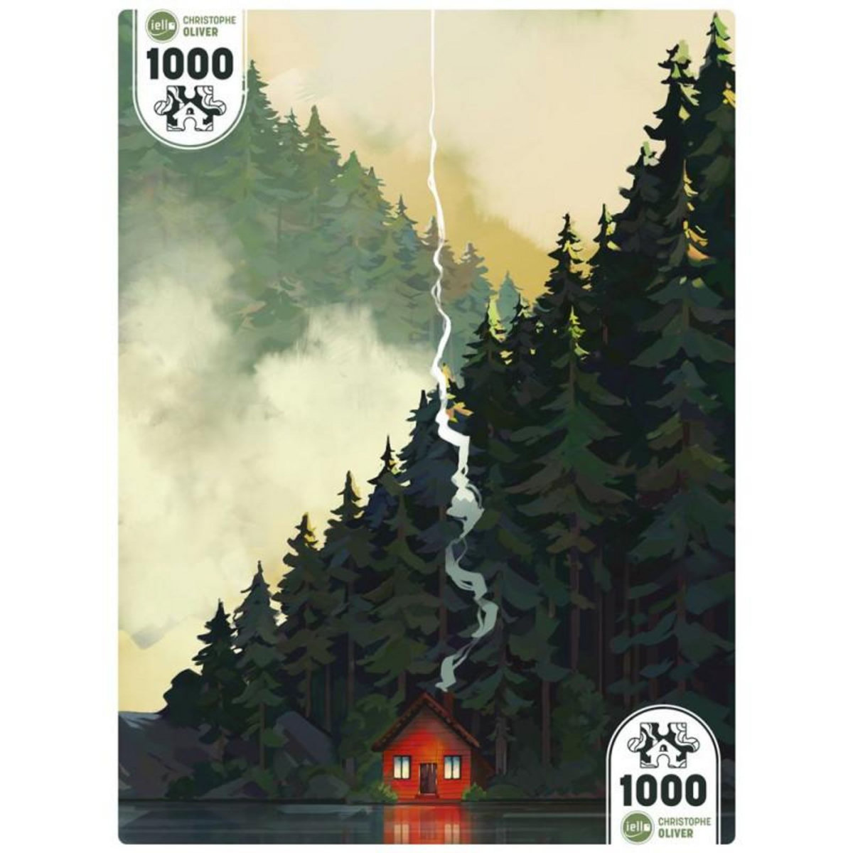 Iello Puzzle 1000 pièces Iello Little Red House