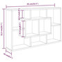 Voir la diapositive 6 : VIDAXL Etagere murale Blanc brillant 85x16x52,5 cm Bois d'ingenierie