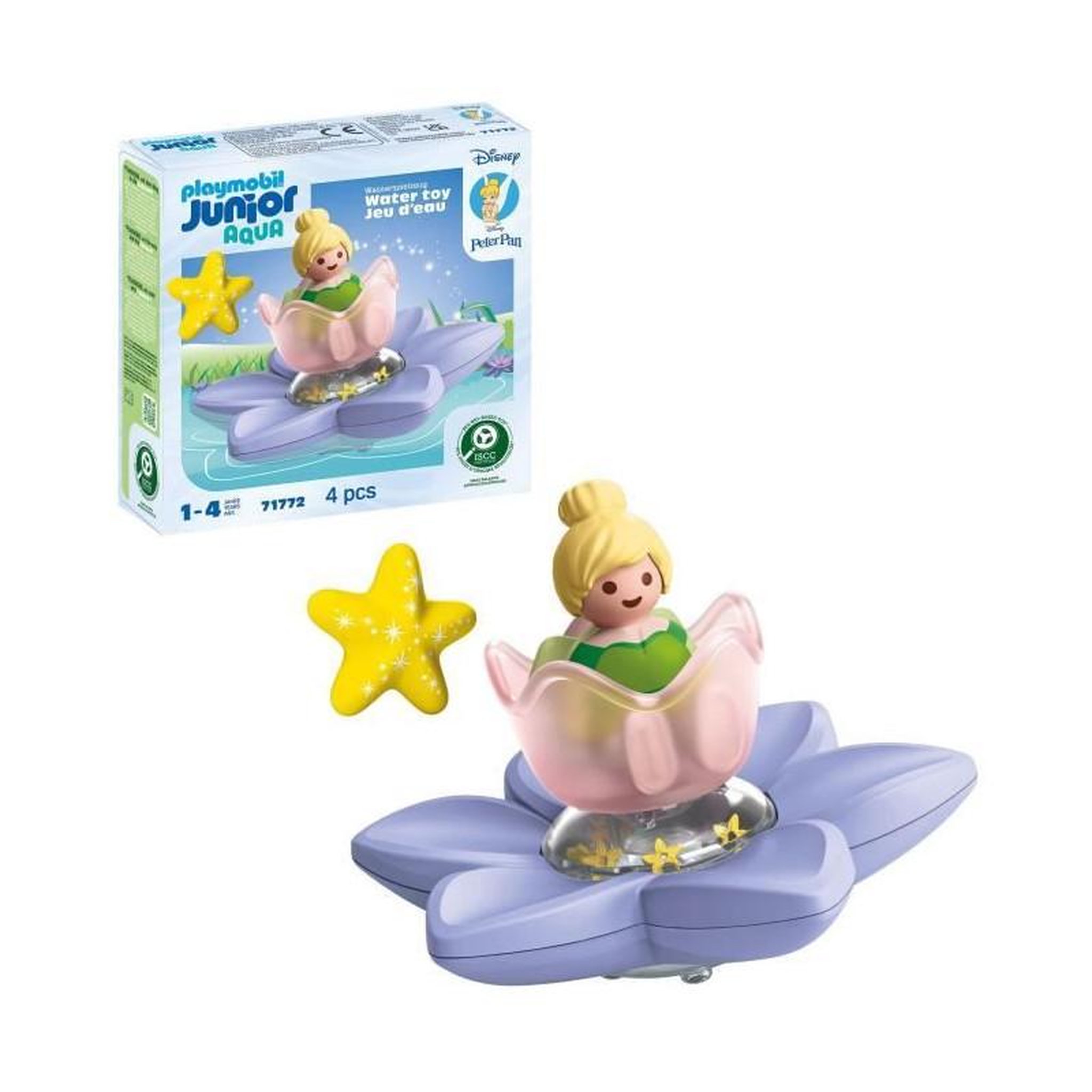 Voir la diapositive 3 : PLAYMOBIL 71772 Junior Disney Fee Clochette et fleur flottante