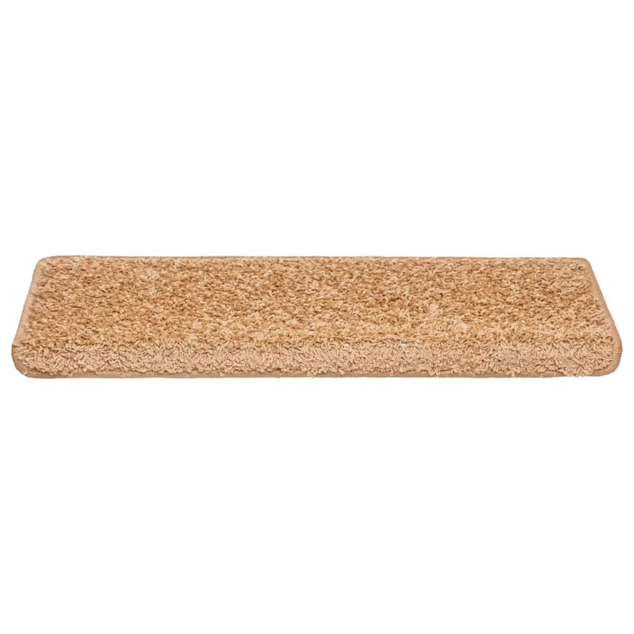 Voir la diapositive 3 : VIDAXL Tapis d'escalier 20 pcs 65x21x4 cm beige