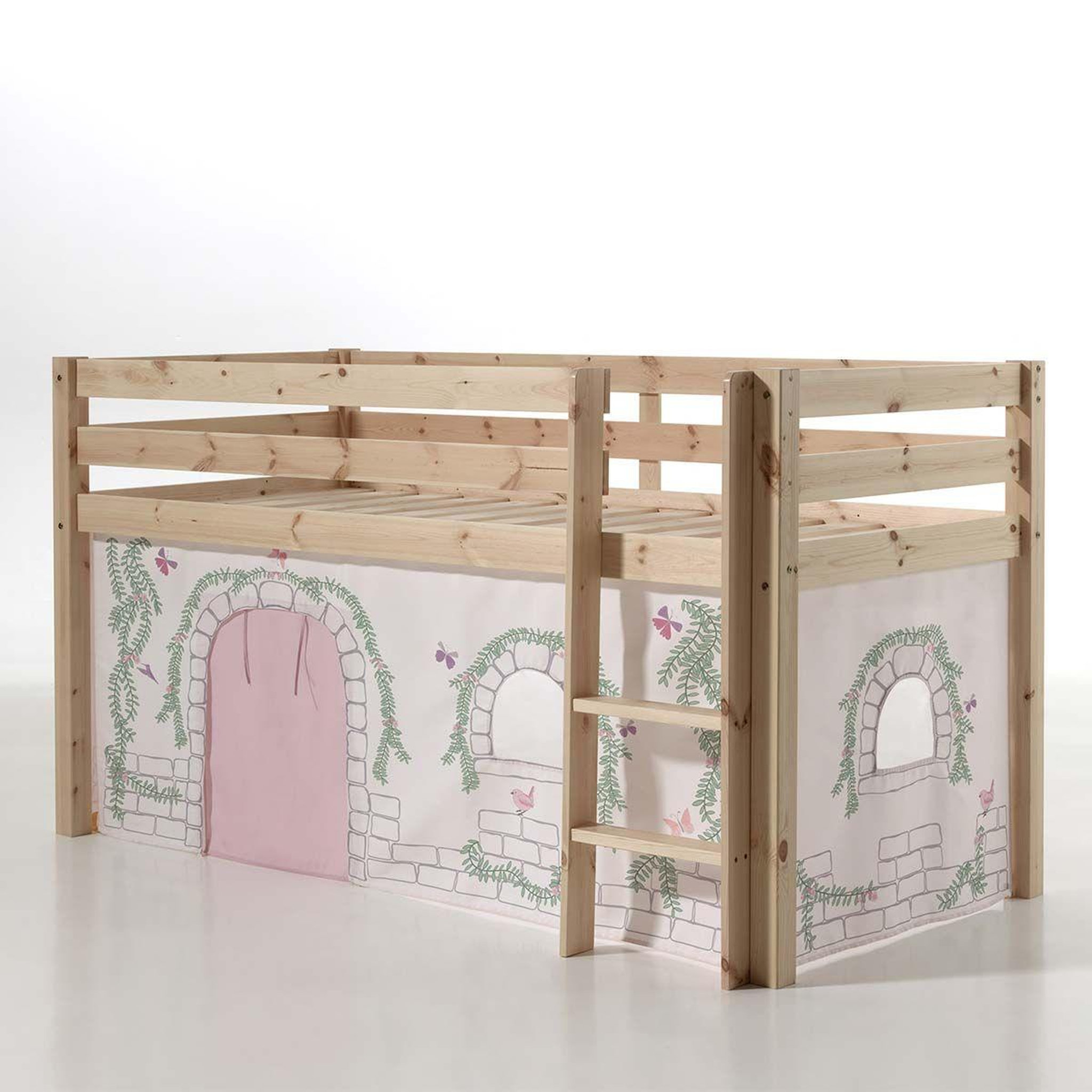 Voir la diapositive 4 : Paris Prix Pack - lit enfant & tente  pino birdy  naturel