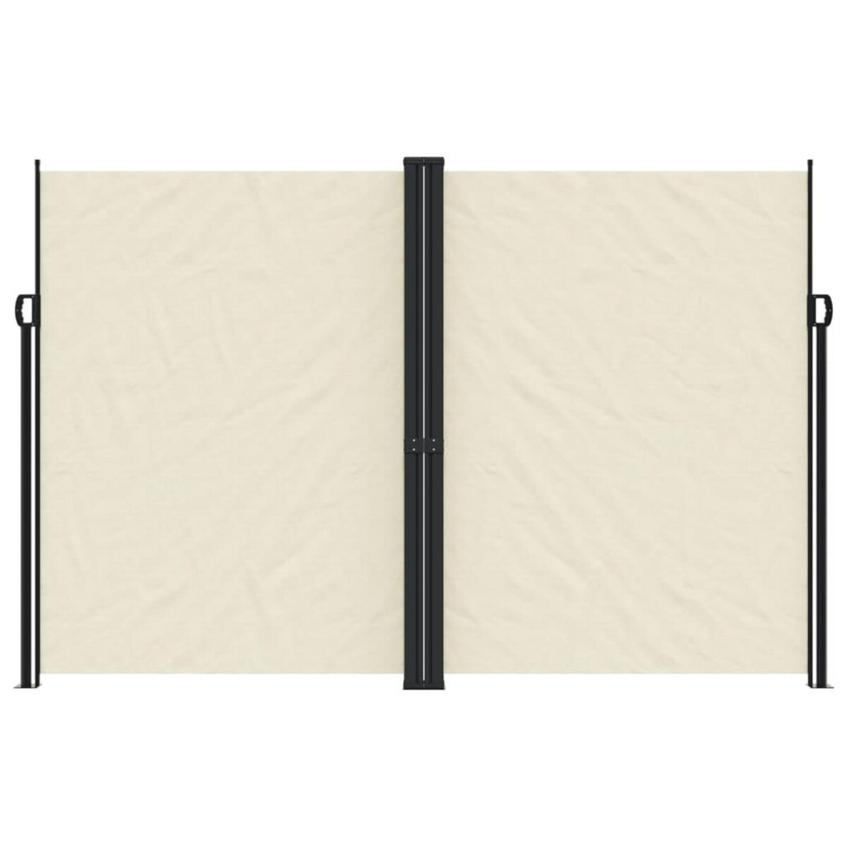 VIDAXL Auvent lateral retractable Creme 220x1200 cm