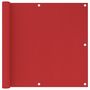 Voir la diapositive 1 : VIDAXL Ecran de balcon Rouge 90x300 cm PEHD