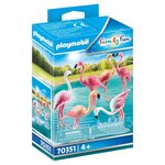 PLAYMOBIL 70351 - Family Fun - Groupe de flamants roses