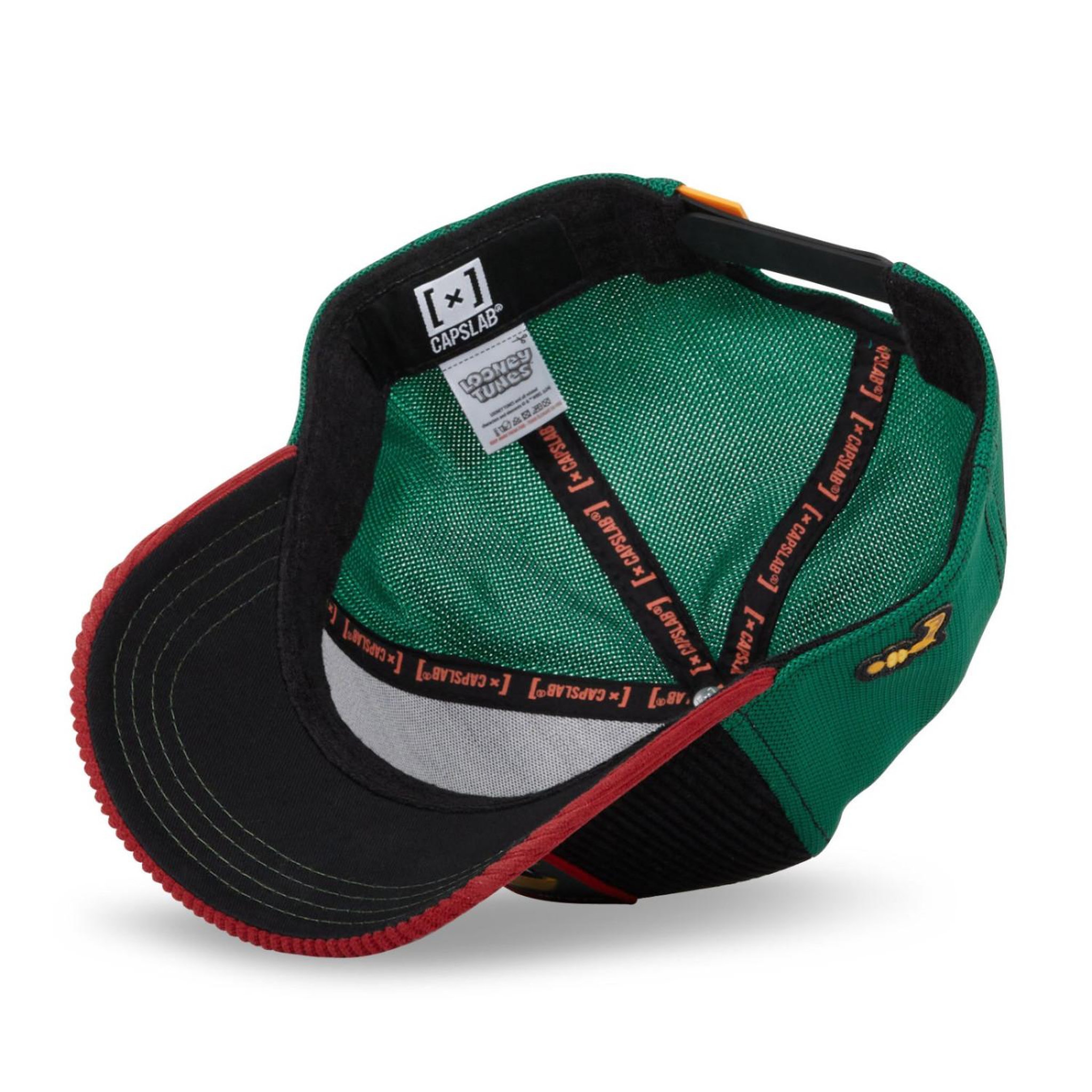 Voir la diapositive 5 : CAPSLAB Casquette homme trucker en velours finitions premium Looney Tunes Mar