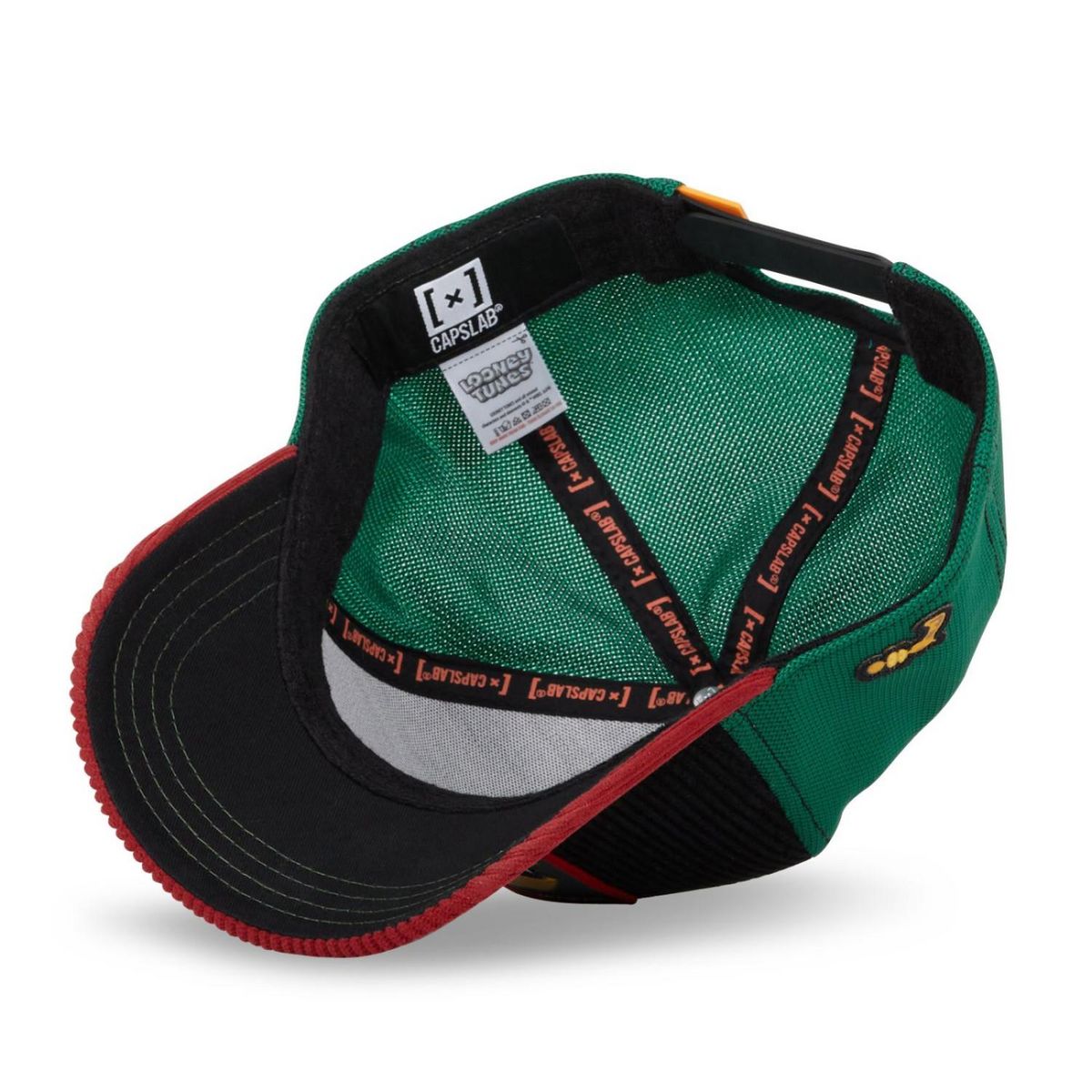 CAPSLAB Casquette homme trucker en velours finitions premium Looney Tunes Mar