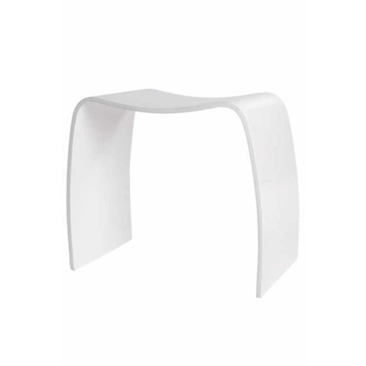 Paris Prix Tabouret Design  Oméga  47cm Blanc