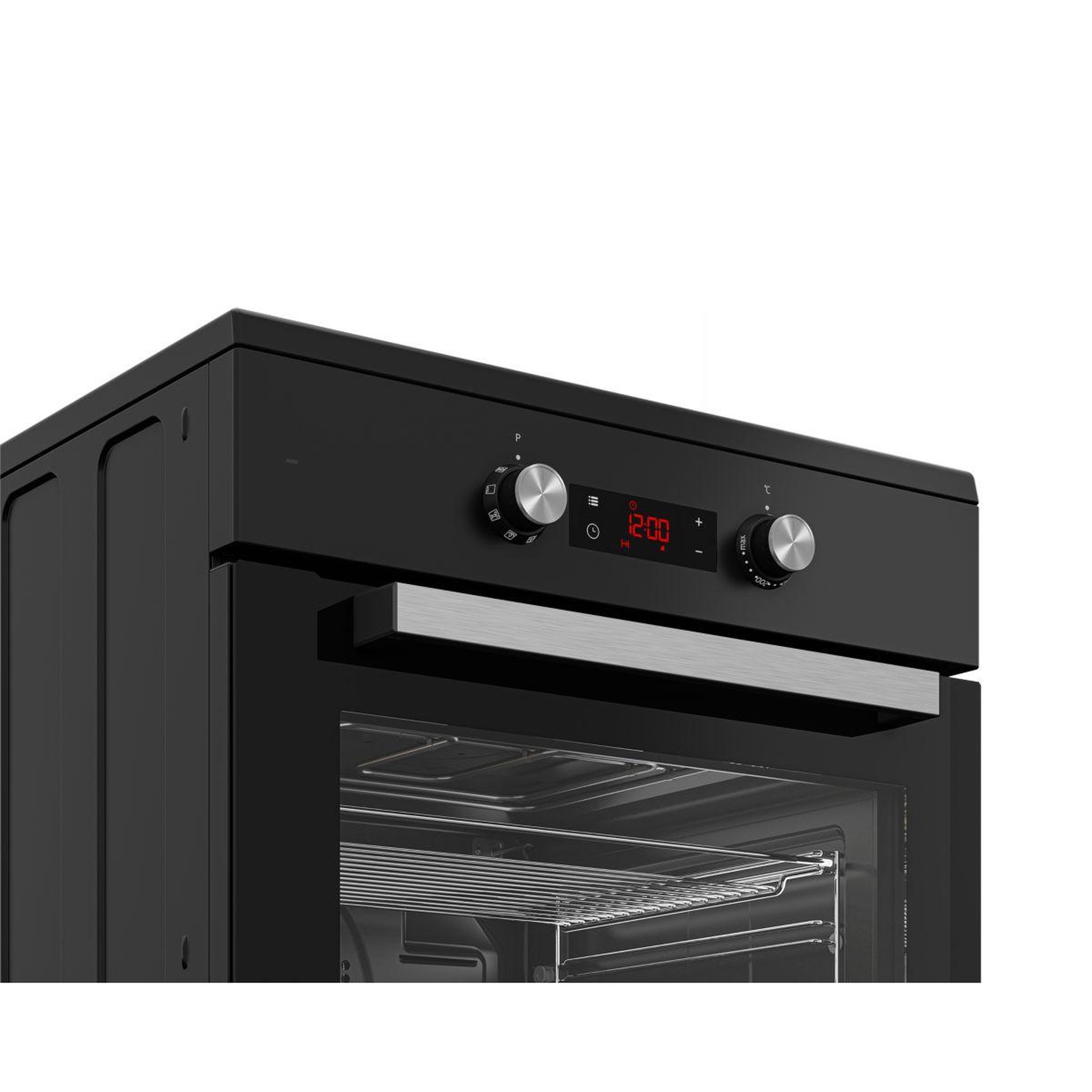 Voir la diapositive 5 : Beko Cuisinière induction fse68304maps pyrolyse