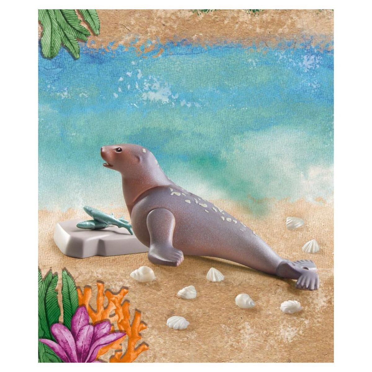 PLAYMOBIL 71288 - Pochette animaux - Lion de mer