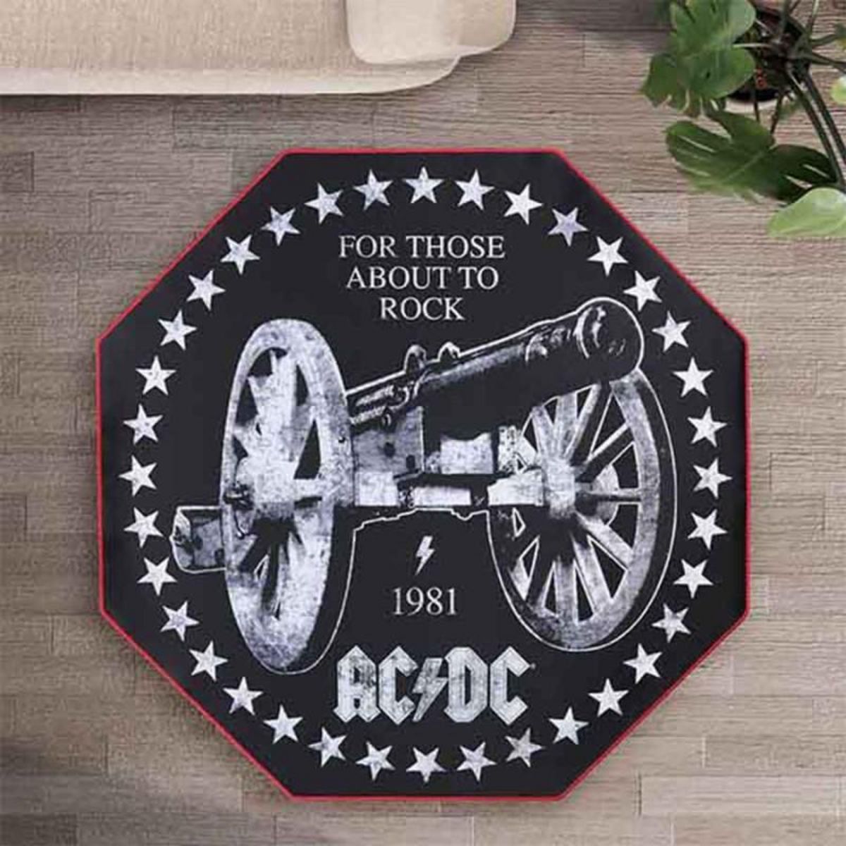 Subsonic Tapis de sol gamer AC/DC