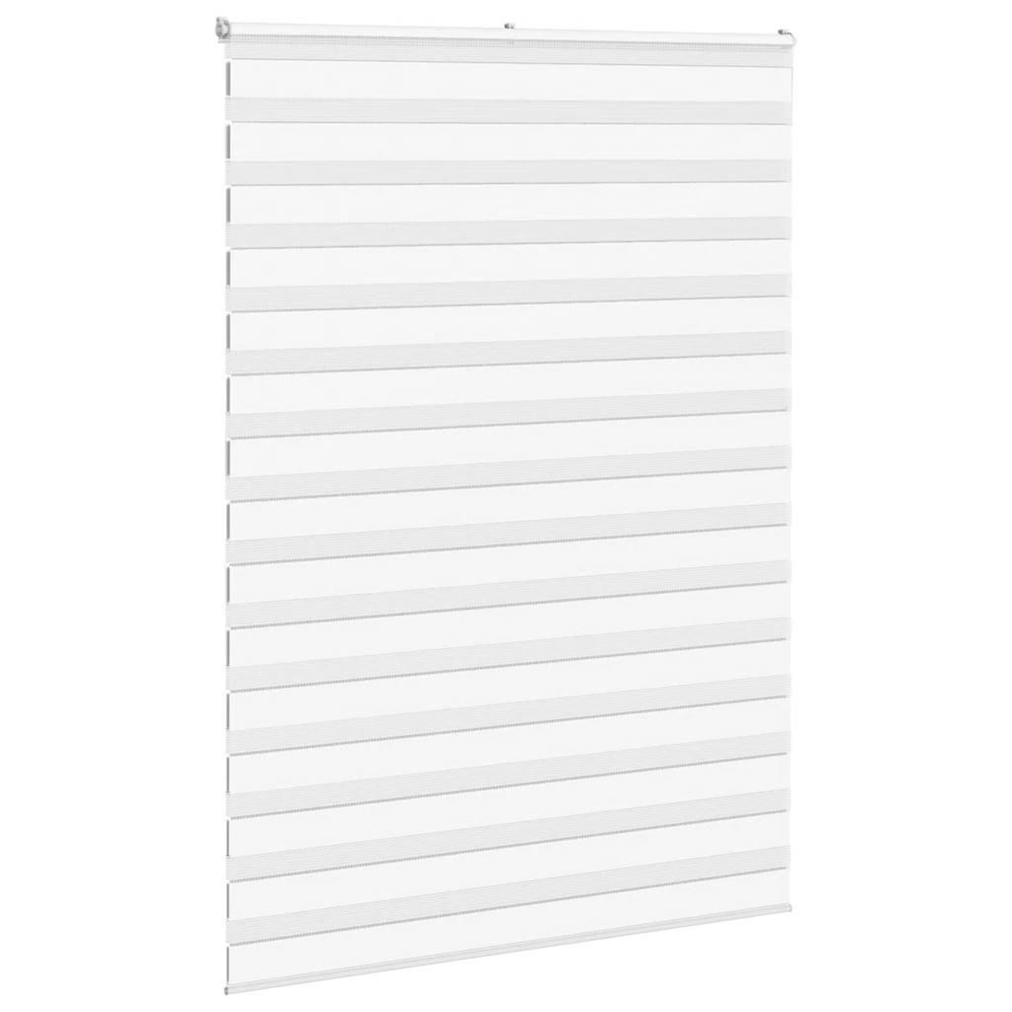 Voir la diapositive 3 : VIDAXL Store zebre blanc 165x230 cm largeur du tissu 160,9cm polyester