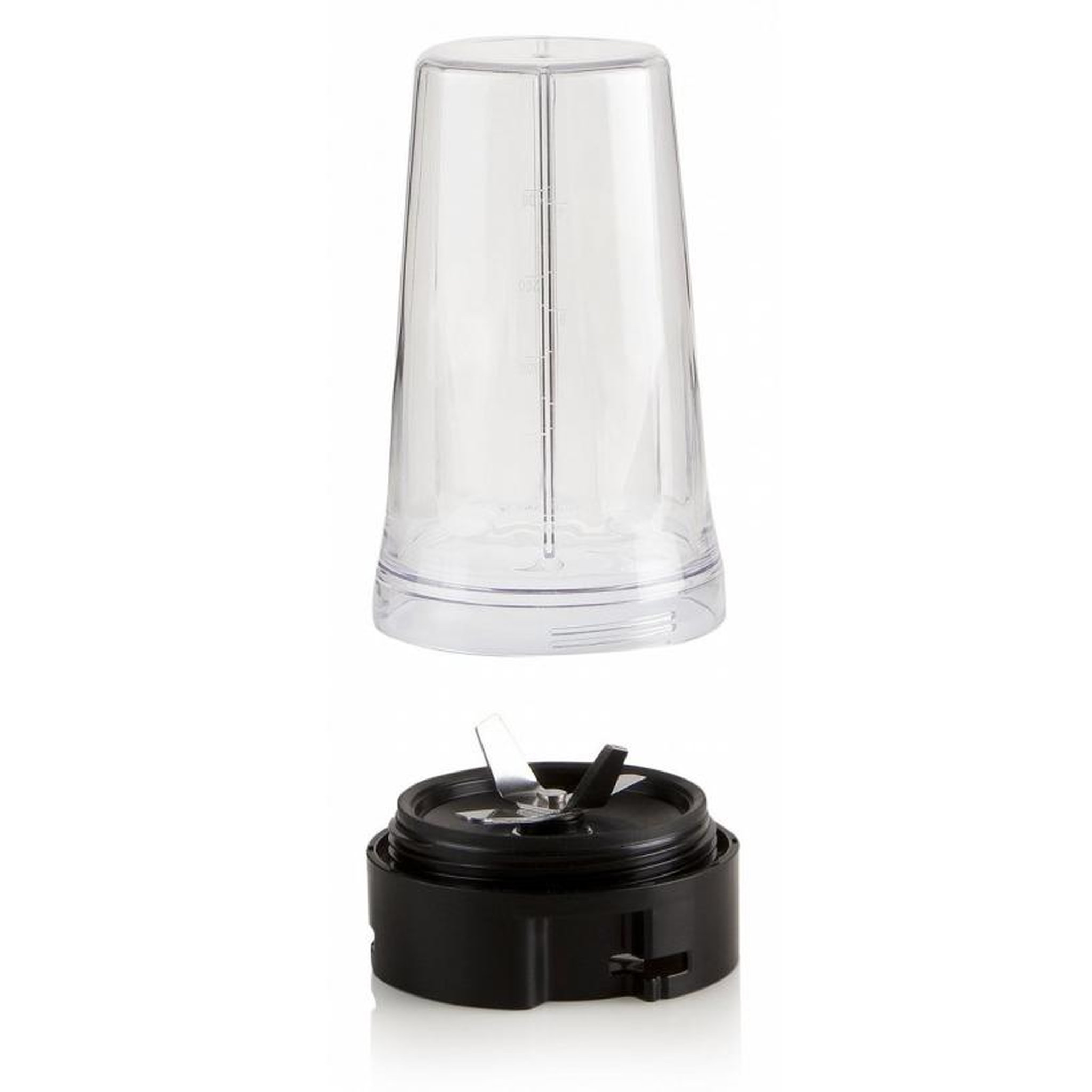 Voir la diapositive 2 : Domo Blender 0.6l 1000w blanc/argent - do700bl