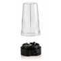 Voir la diapositive 2 : Domo Blender 0.6l 1000w blanc/argent - do700bl