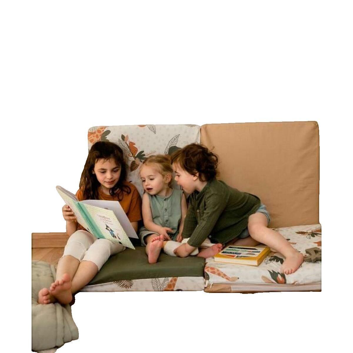 TINEO Tapis d'éveil TINEO AMAZONIE 5 en 1 multifonction tonique