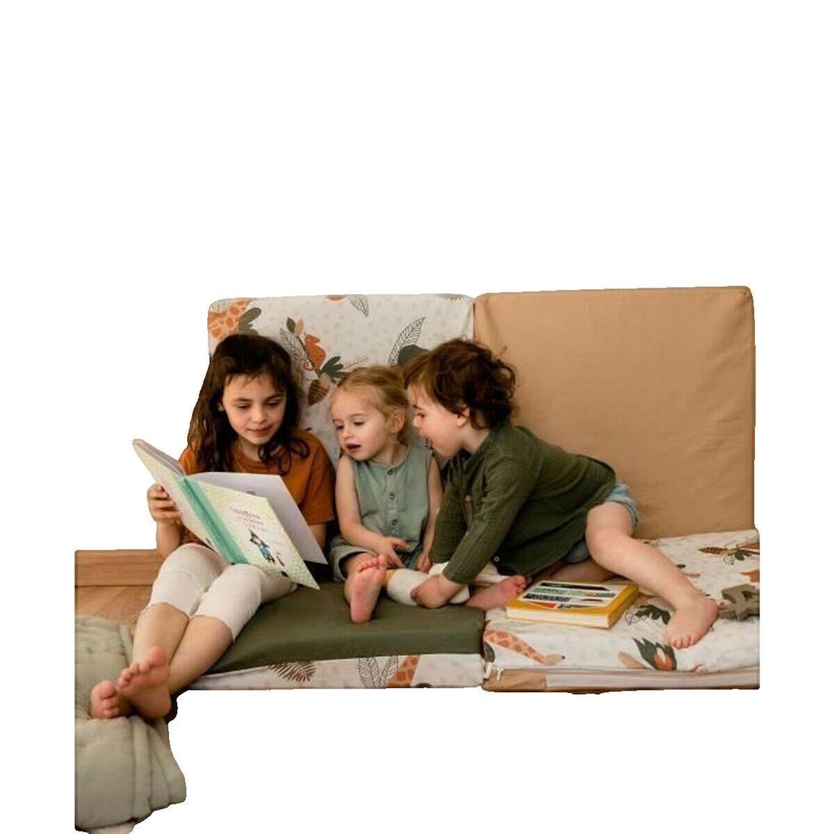 TINEO Tapis d'éveil TINEO AMAZONIE 5 en 1 multifonction tonique