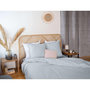 Voir la diapositive 3 : COTE DECO Parure de lit - Coton et Lin