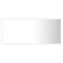 Voir la diapositive 3 : VIDAXL Miroir a LED de salle de bain Blanc 90x8,5x37 cm Acrylique
