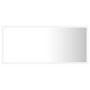 Voir la diapositive 3 : VIDAXL Miroir a LED de salle de bain Blanc 90x8,5x37 cm Acrylique