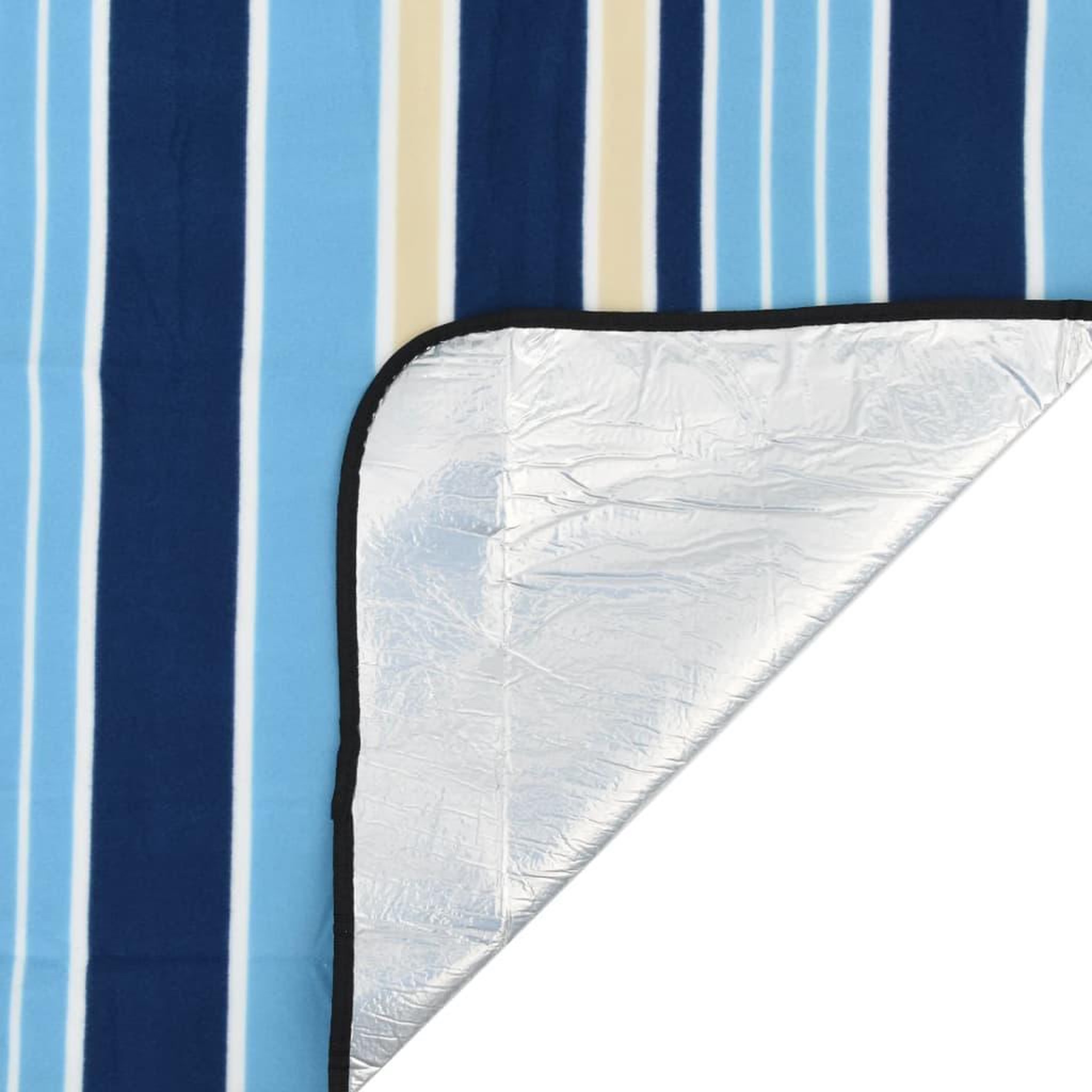 Voir la diapositive 4 : VIDAXL Couverture de pique-nique pliable 200x150 cm velours