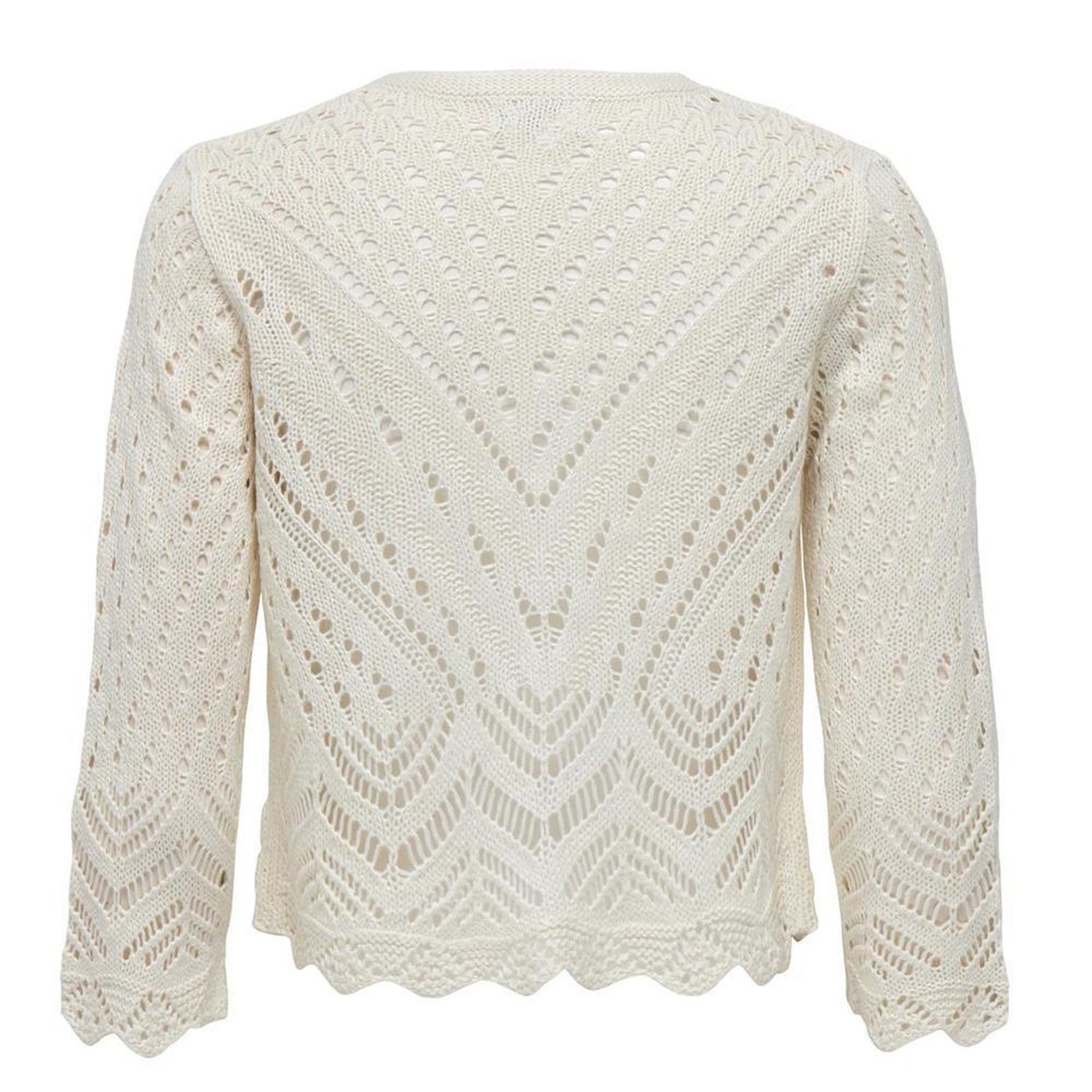 Voir la diapositive 3 : JACQUELINE DE YONG Cardigan Ecru FemmeJDY Sun 3/4 Cropped