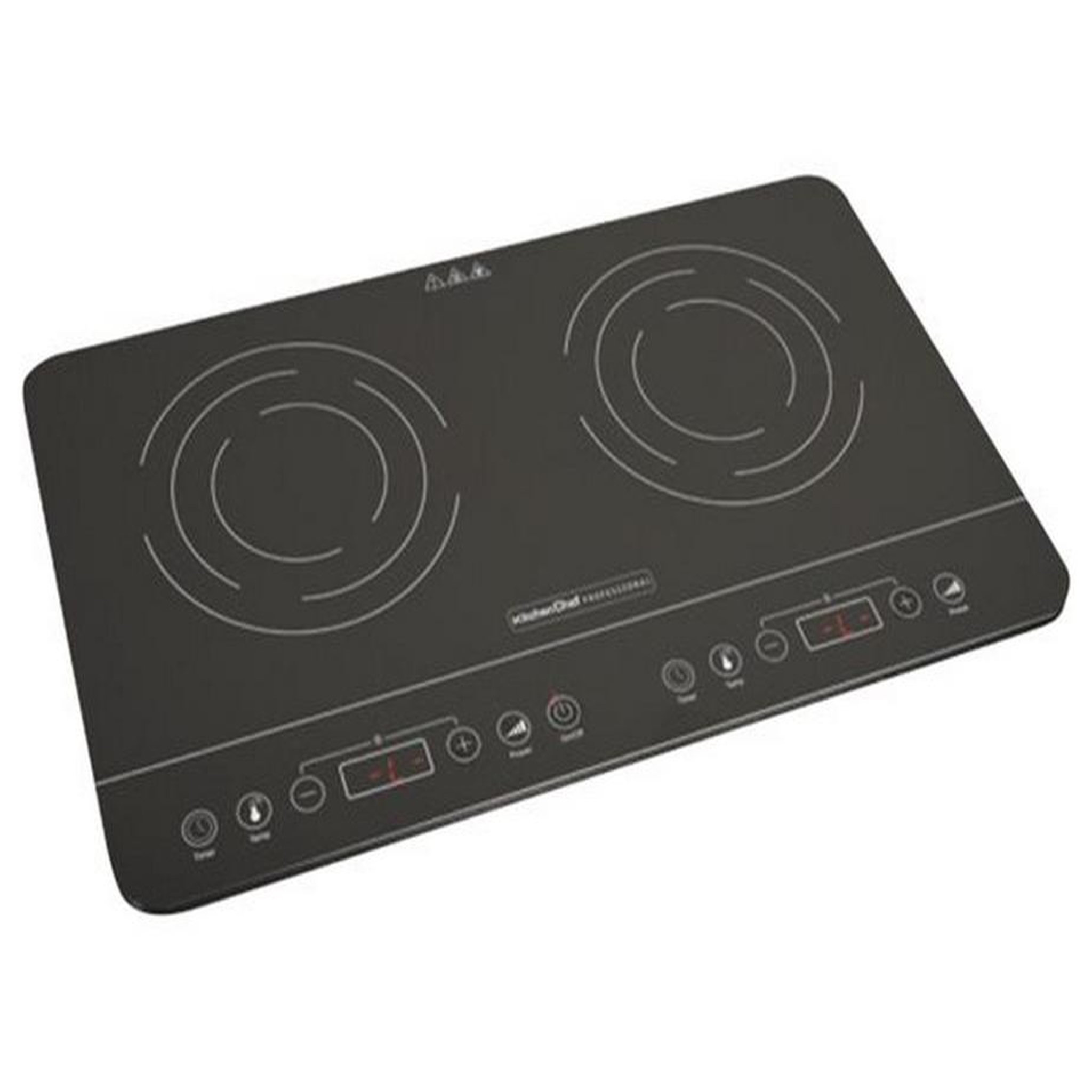 Kitchen chef Table de cuisson induction 2 feux 3500w - KCYL35-DC06