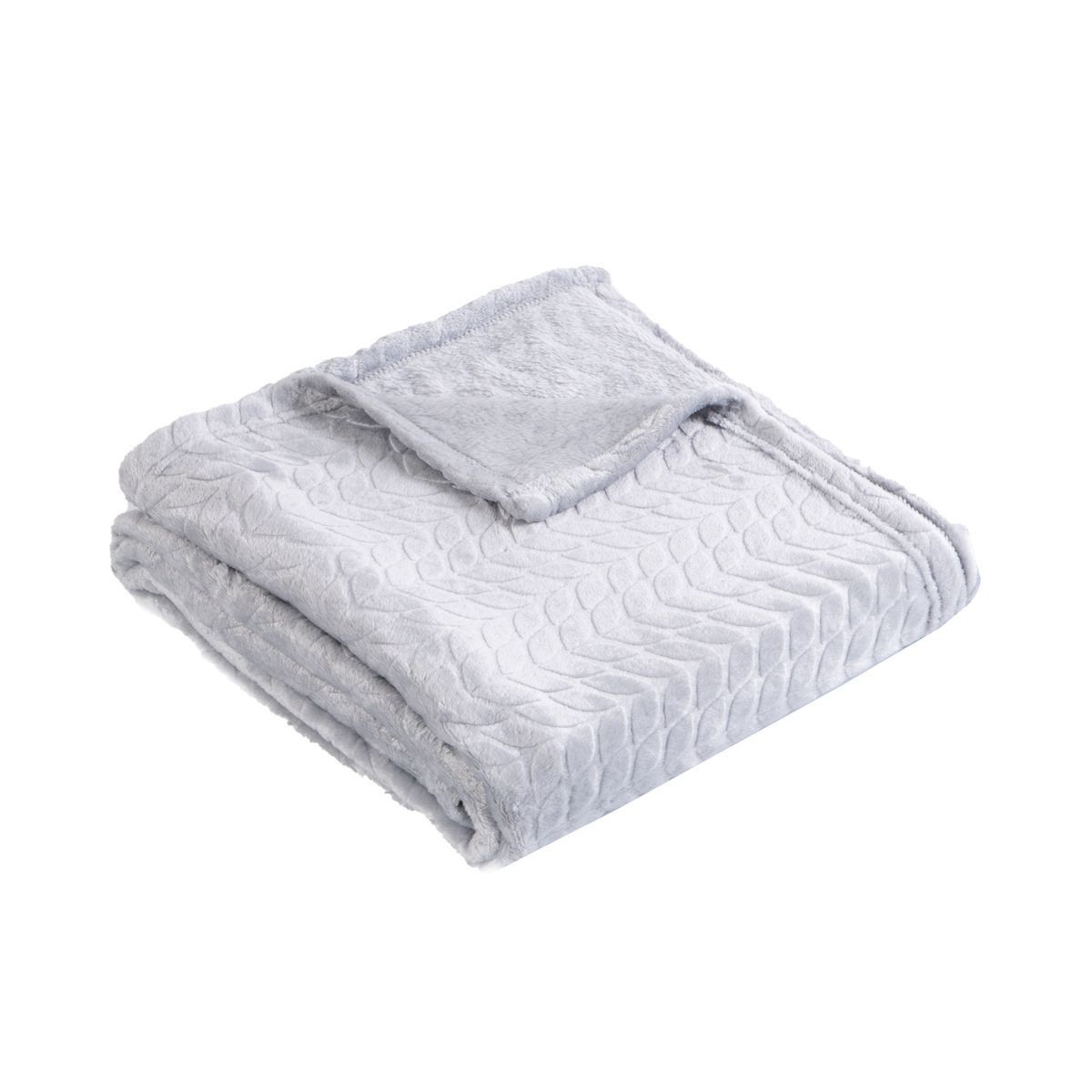 ACTUEL Plaid uni en flanelle 230gsm