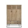 Voir la diapositive 2 : Paris Prix Armoire 3 Portes en Bois  Bombay  115cm Naturel
