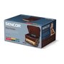 Voir la diapositive 3 : SENCO Platine rétro - SENCOR - STT 016 - 6 W - Lecteur CD/cassettes - USB - Marron