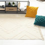 Voir la diapositive 3 : ATMOSPHERA Tapis Déco Tufté  Inca  120x170cm Ivoire