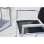Voir la diapositive 5 : CONCEPT USINE Table de jardin extensible et 10 chaises alu-toile PVC blanc AREZZO