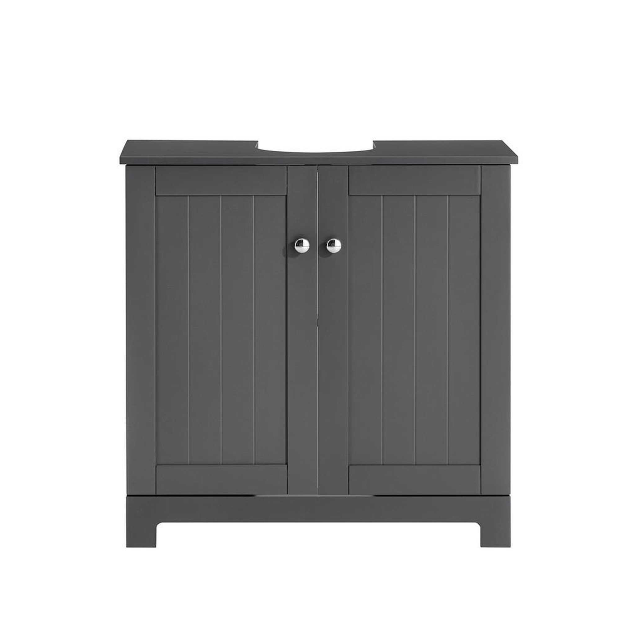SOBUY SoBuy - Meuble Sous-vasque à deux portes - Classique - BZR18-II. Coloris disponibles : Gris, Blanc