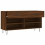 Voir la diapositive 5 : VIDAXL Banc à chaussures chêne marron 102x35x55 cm bois d ingénierie