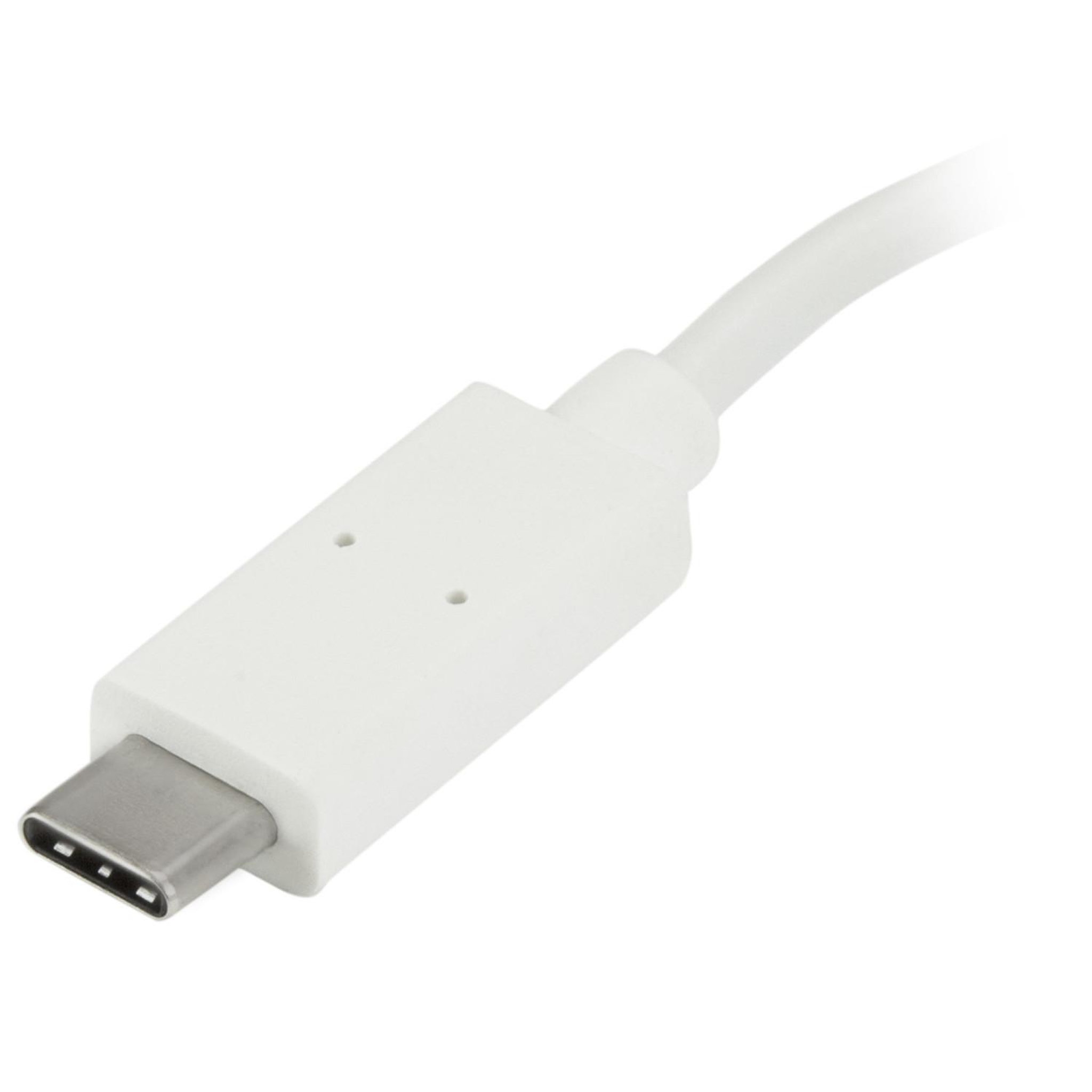 Voir la diapositive 3 : Startech Hub USB StarTech 4 ports USB-C blanc