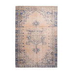 Paris Prix Tapis Rétro Imprimé Antique  Vintage  Bleu. Coloris disponibles : Bleu
