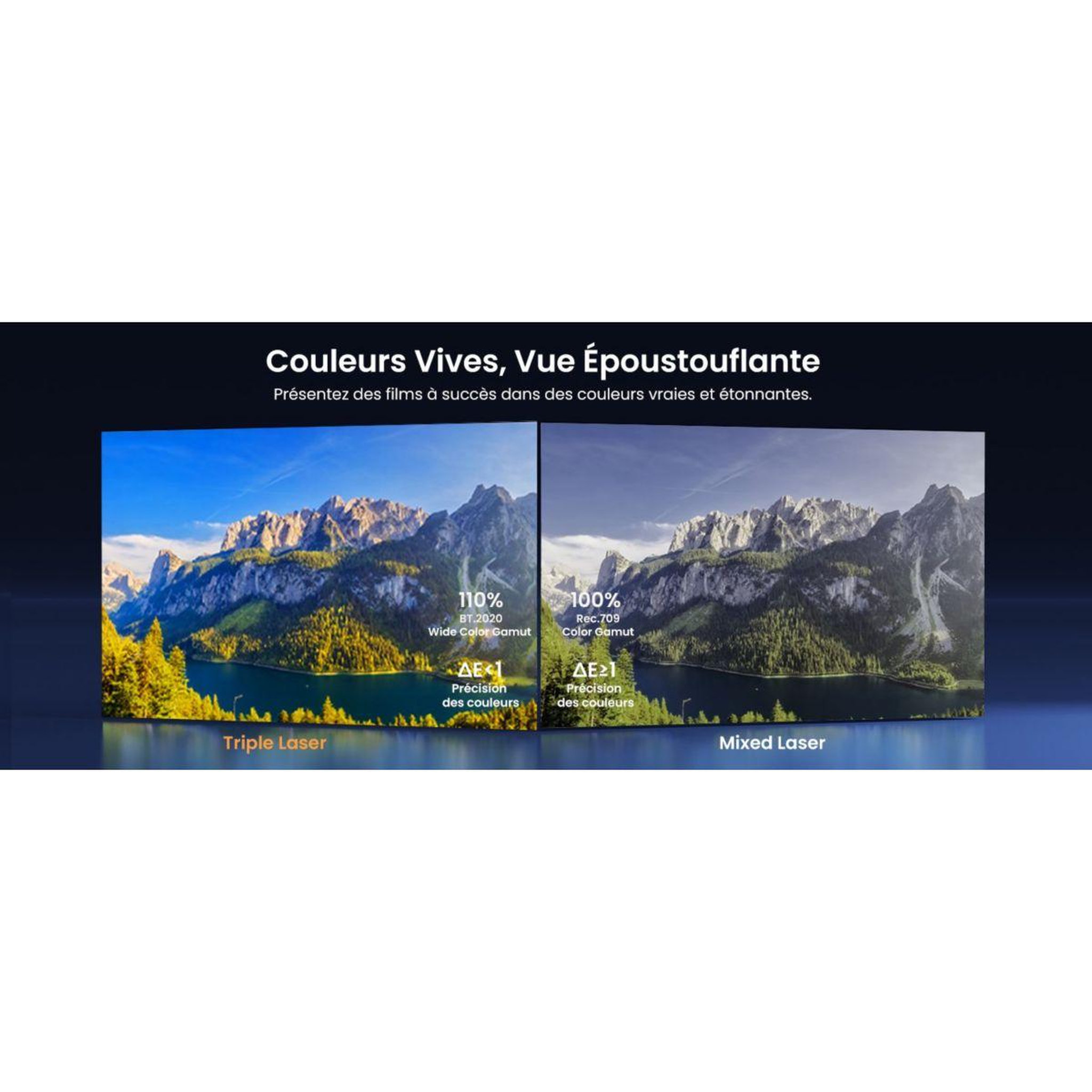 Voir la diapositive 5 : JMGO Vidéoprojecteur home cinéma n1s infinity 4k