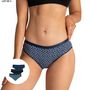 Voir la diapositive 2 : Athena Lot de 3 slips femme Ecopack Mode