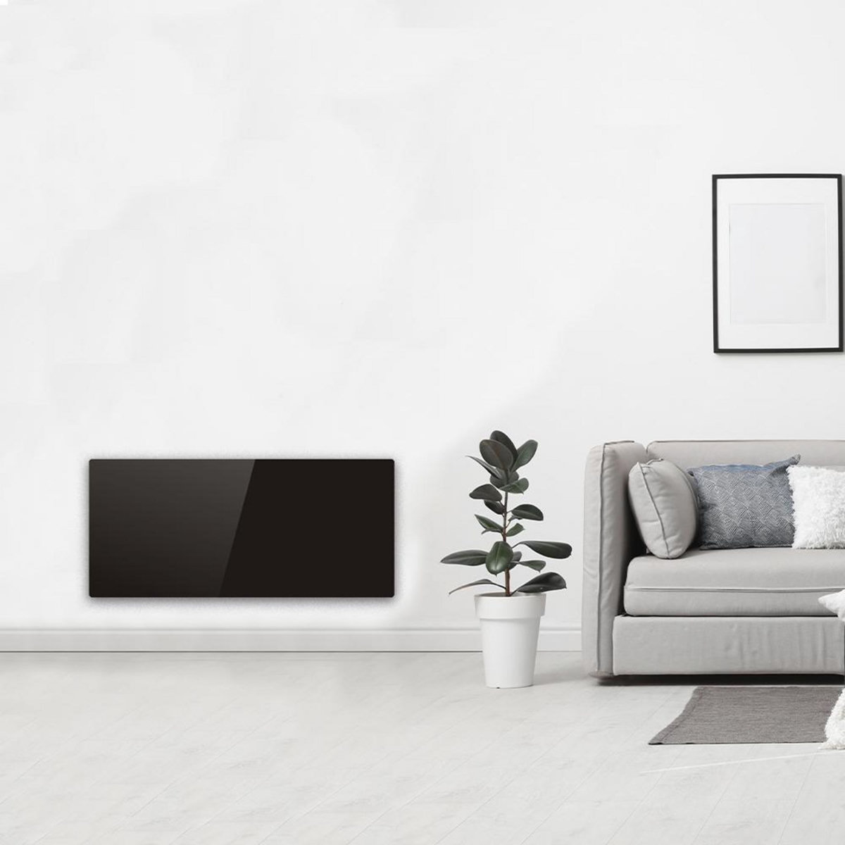 KALIA Radiateur électrique céramique 2000w noir - bat-ht20hb black