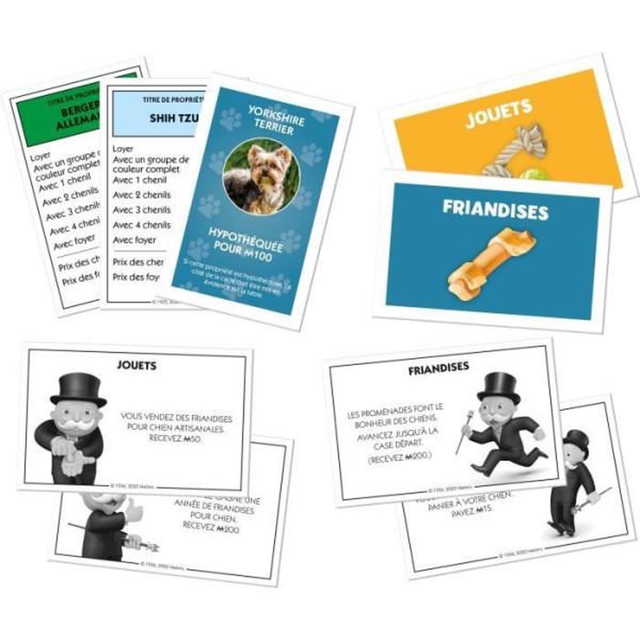 Voir la diapositive 6 : Winning Moves Monopoly chiens jeu de société, monopoly mettant en vedette les chiens de différentes races, winning moves
