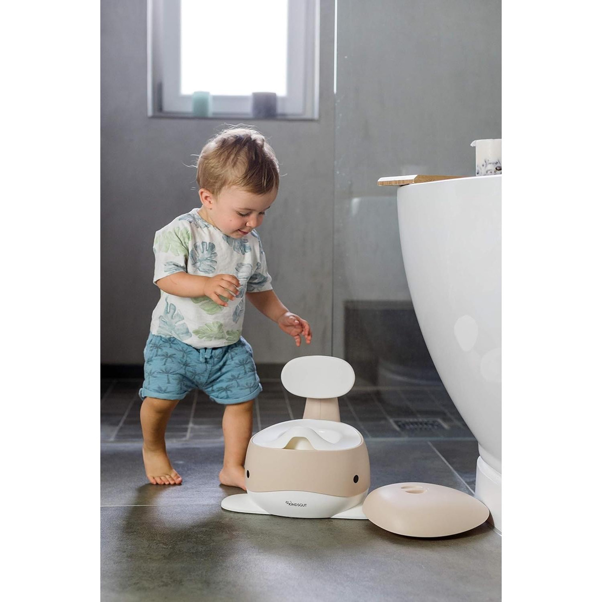 Voir la diapositive 2 : KINDSGUT Pot pour bébé, design de baleine adapté aux enfants