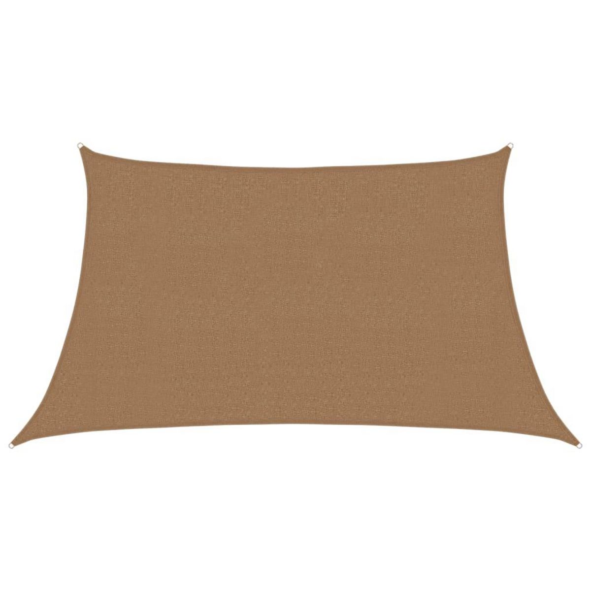 VIDAXL Voile d'ombrage 160 g/m^2 Taupe 3/4x2 m PEHD